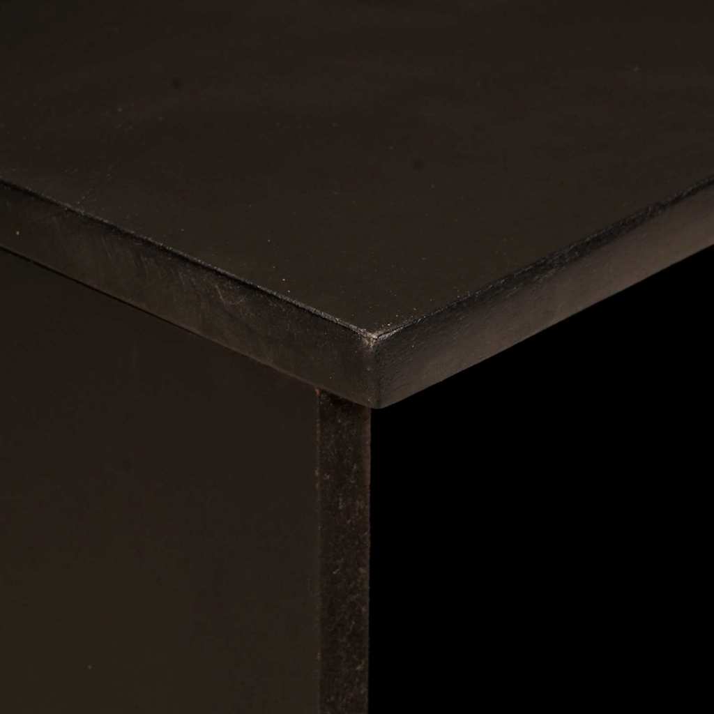 TV-Møbel Tre TV-Skap med skuff Svart og Gull 100 x 33 x 46 cm heltre mango