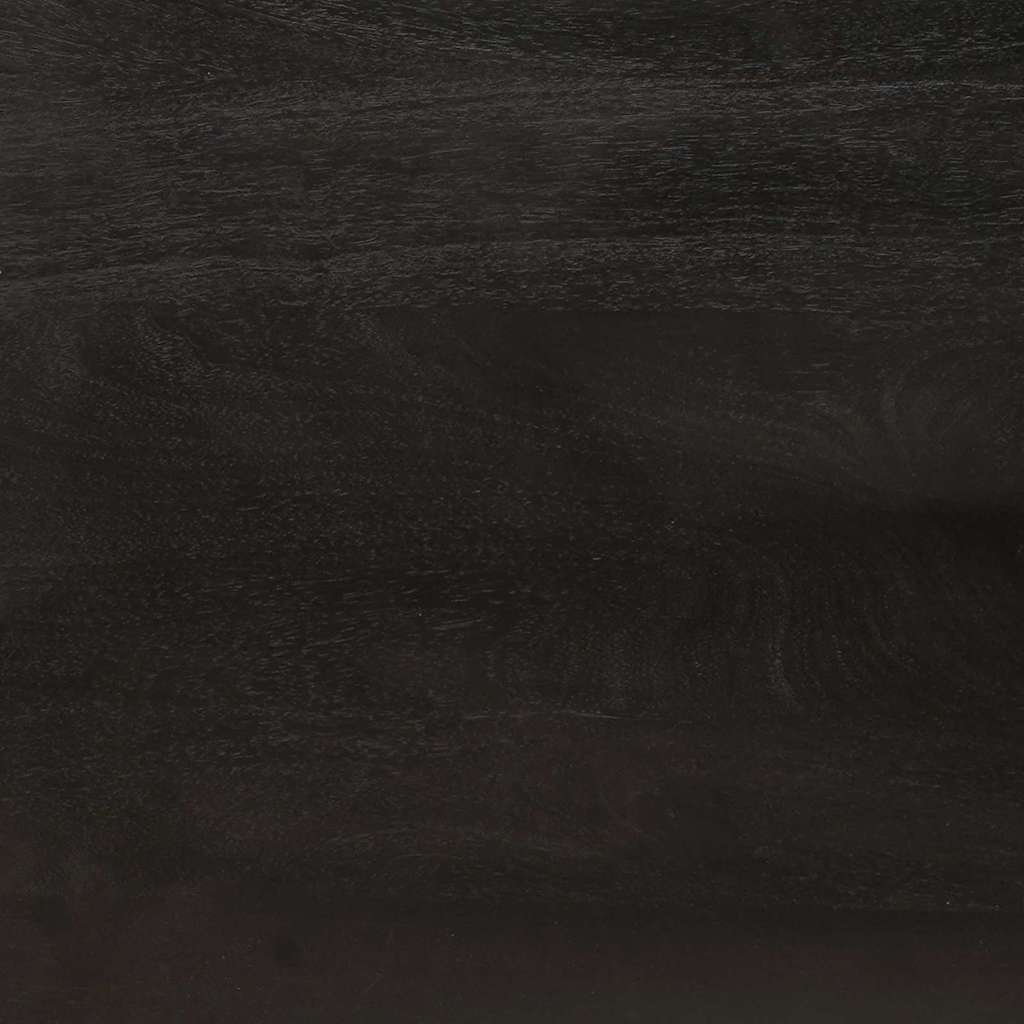 Skjenk Svart og Gull 60 x 33 x 75 cm Massiv mango tre