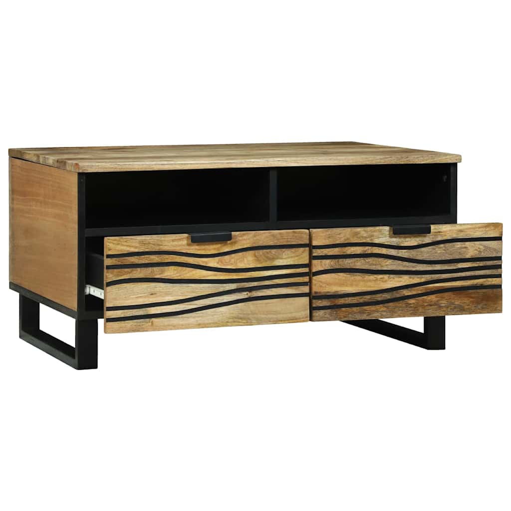 Salongbord Sofabord Tre 80 x 54 x 40 cm - Solid Mangotre