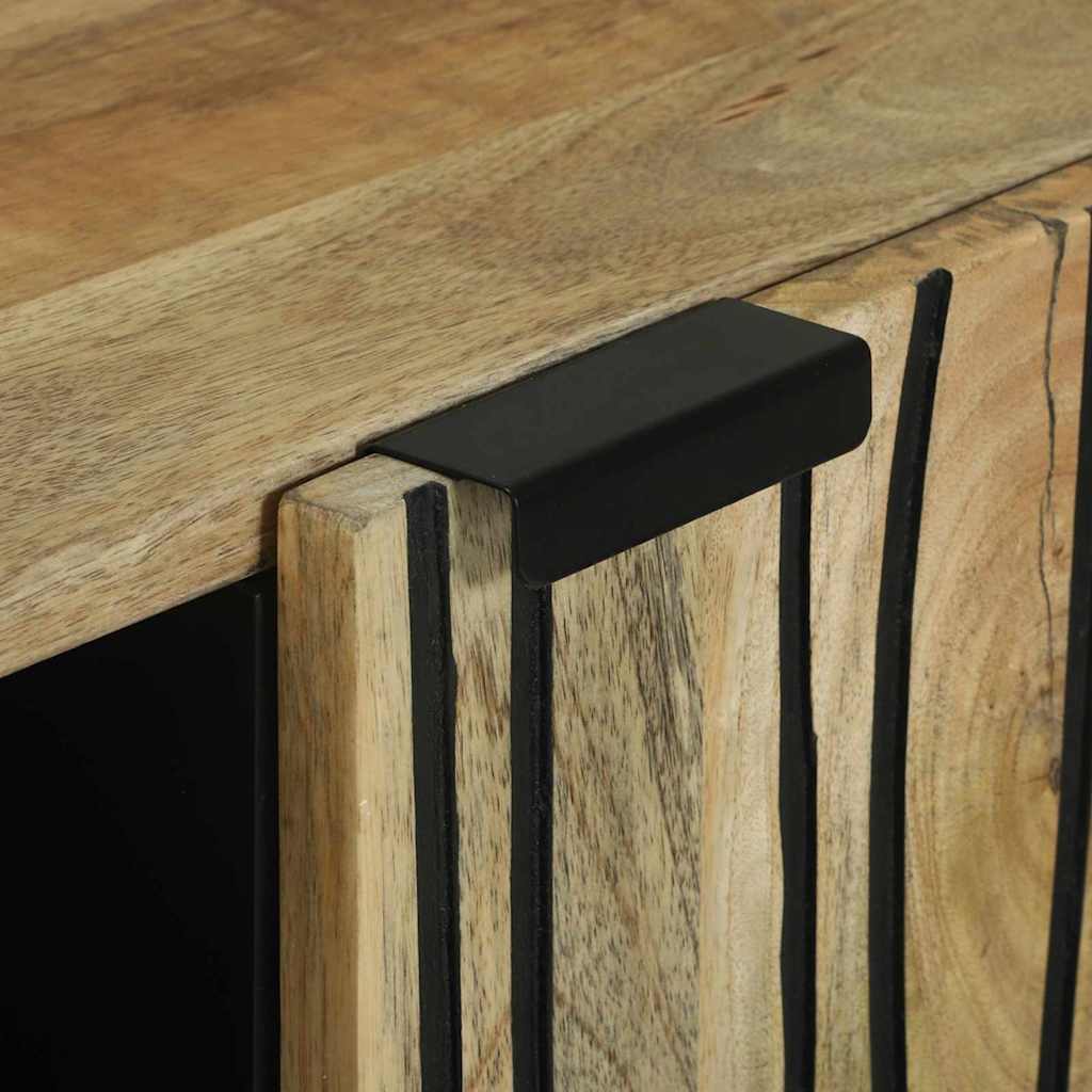 Skap Brun 90 x 33 x 75 cm heltre mango