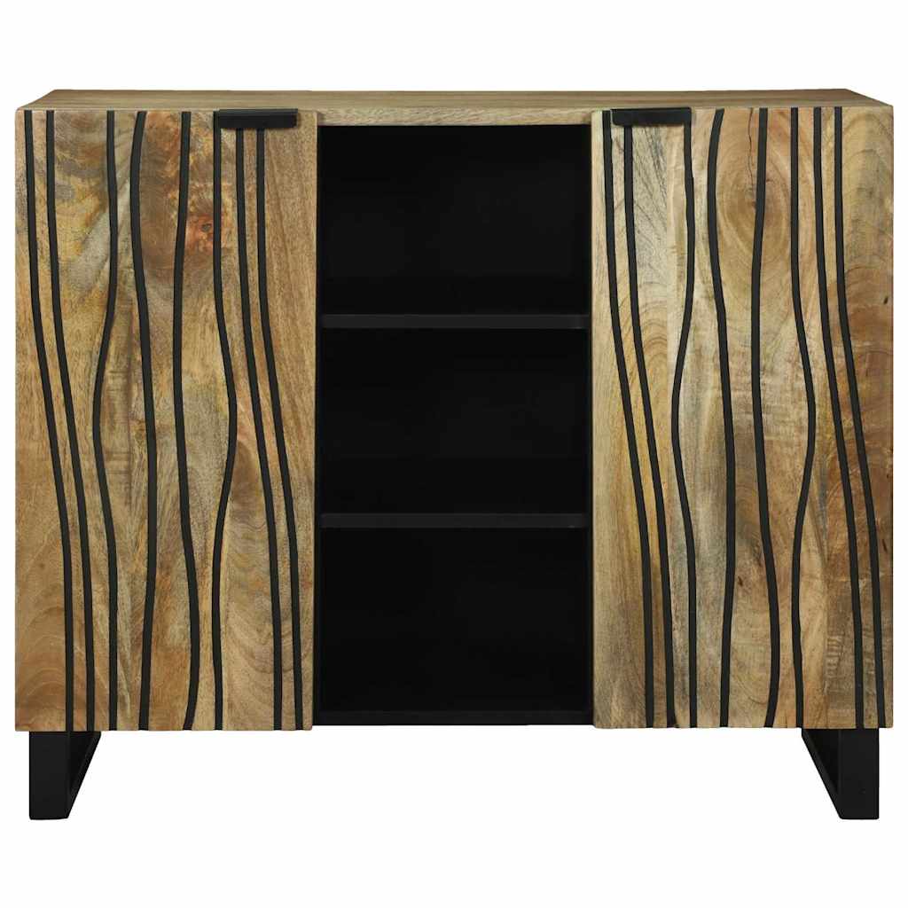 Skap Brun 90 x 33 x 75 cm heltre mango