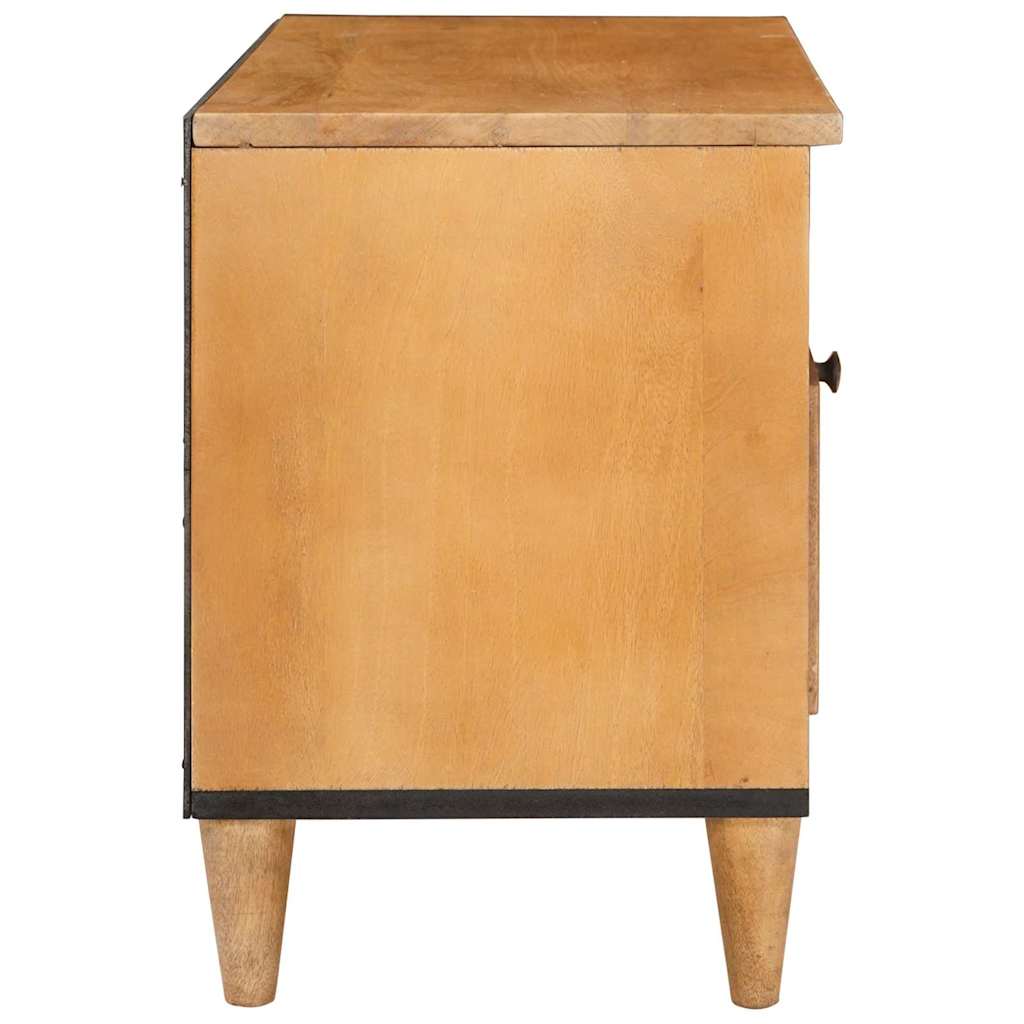 TV-Møbel Tre TV-Skap med skuff Lysebrun 80 x 33 x 46 cm heltre mango