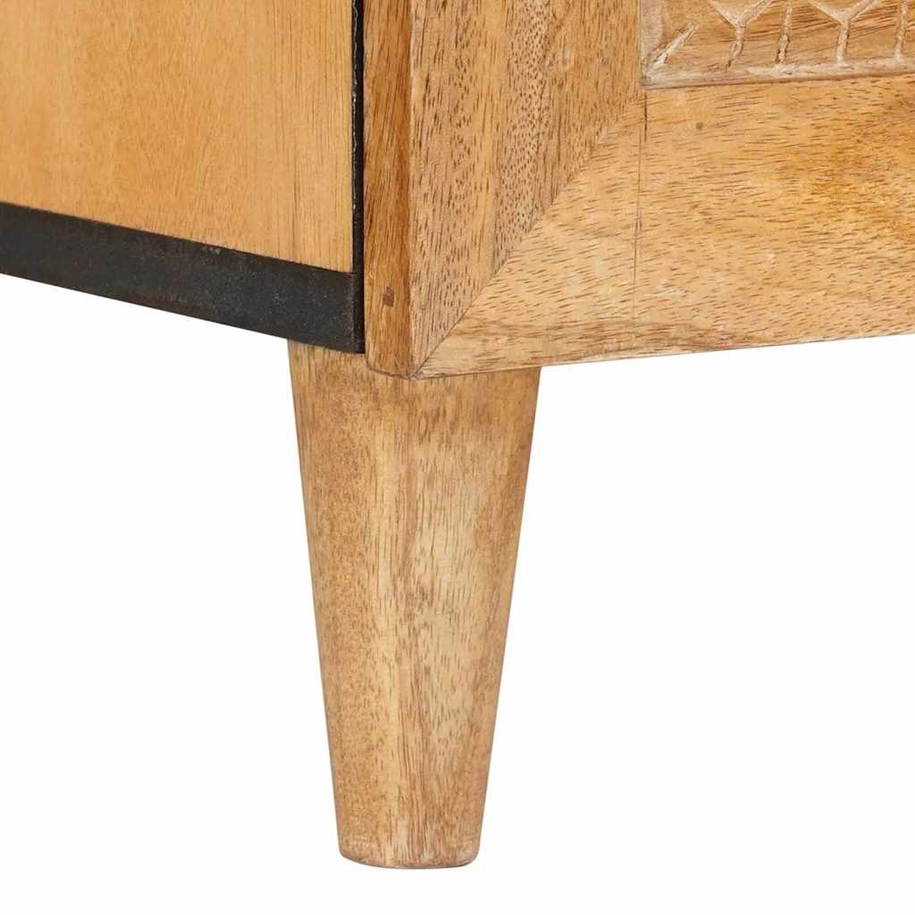 TV-Møbel Tre TV-Skap med skuff Lysebrun 100 x 33 x 46 cm heltre mango