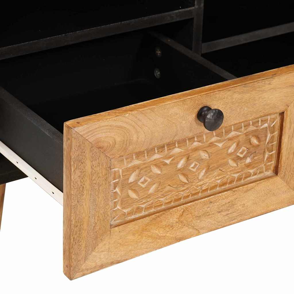 TV-Møbel Tre TV-Skap med skuff Lysebrun 100 x 33 x 46 cm heltre mango