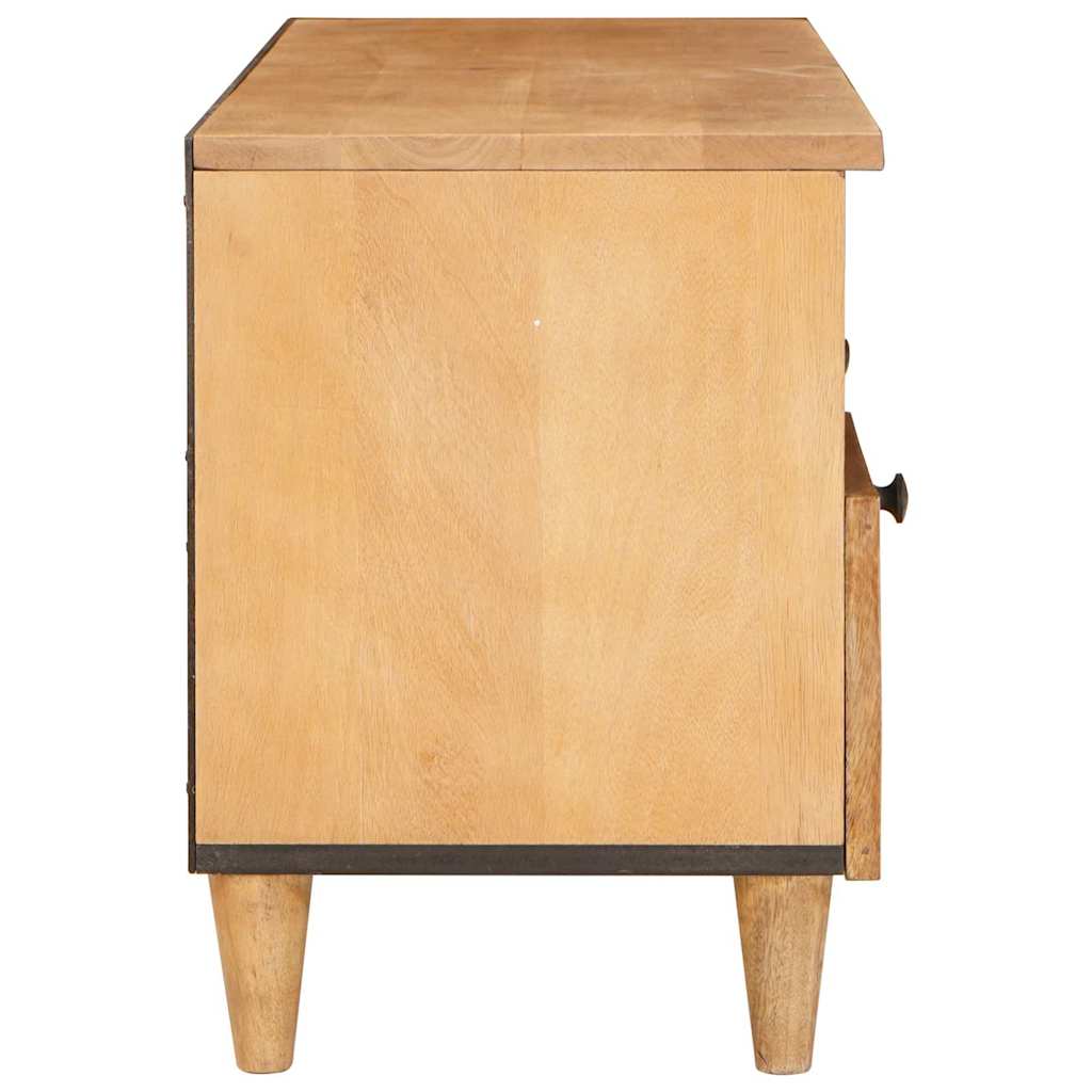 TV-Møbel Tre TV-Skap med skuff Lysebrun 100 x 33 x 46 cm heltre mango
