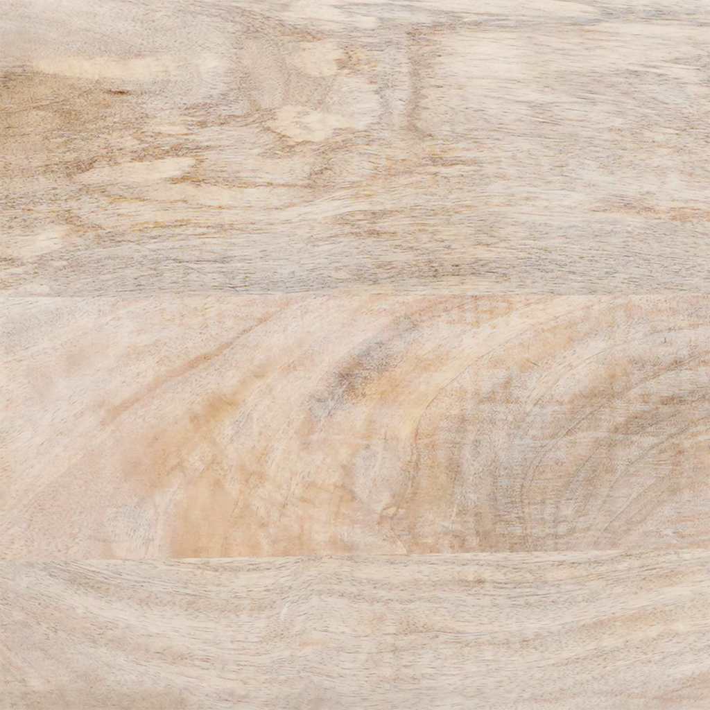 Nattbordskap Beige 40 x 33 x 46 cm Massivt akasietre