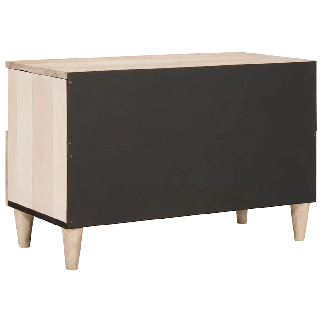 TV-Møbel Tre TV-Skap med skuff med hylle Hvit 70 x 33 x 46 cm heltre mango