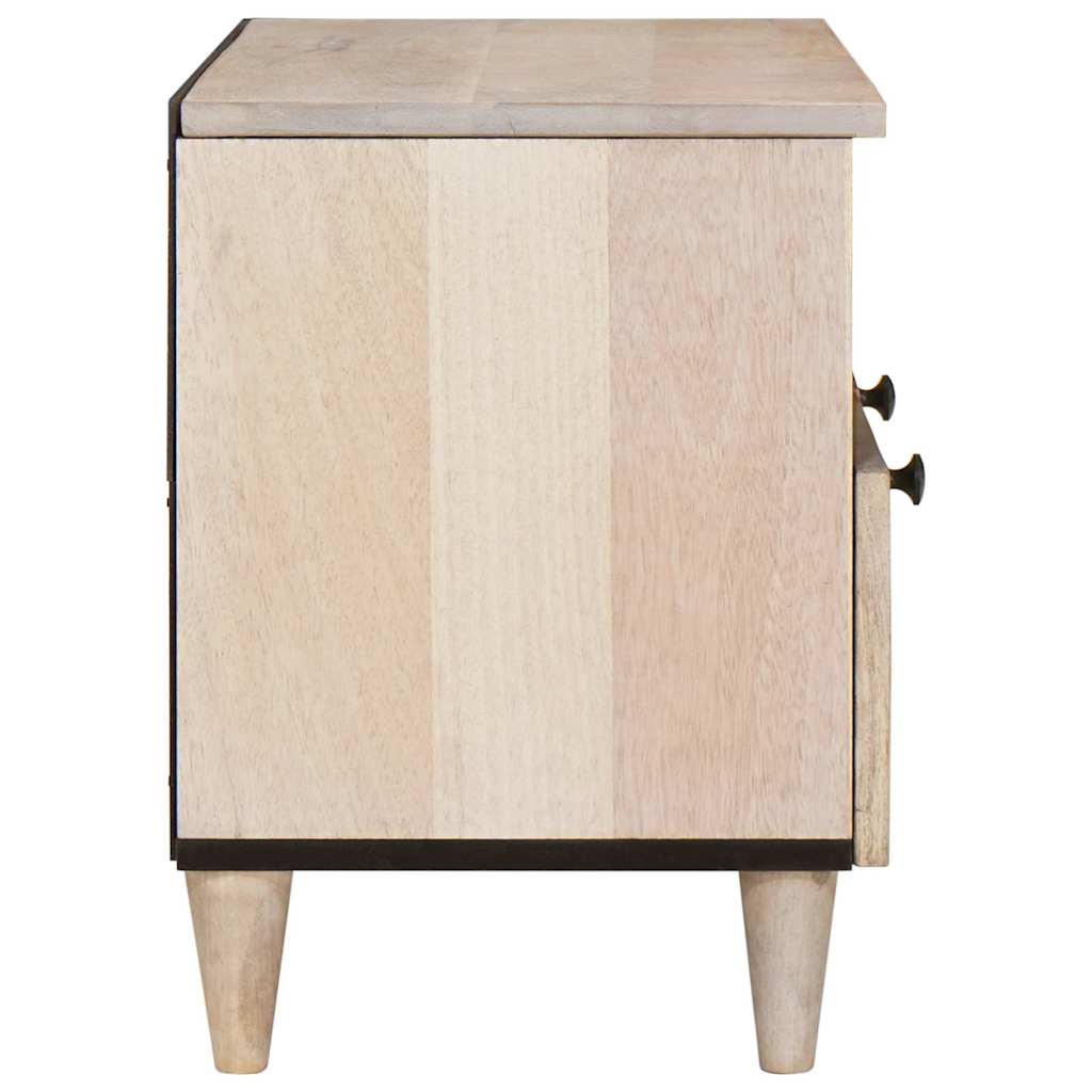 TV-Møbel Tre TV-Skap med skuff med hylle Hvit 70 x 33 x 46 cm heltre mango