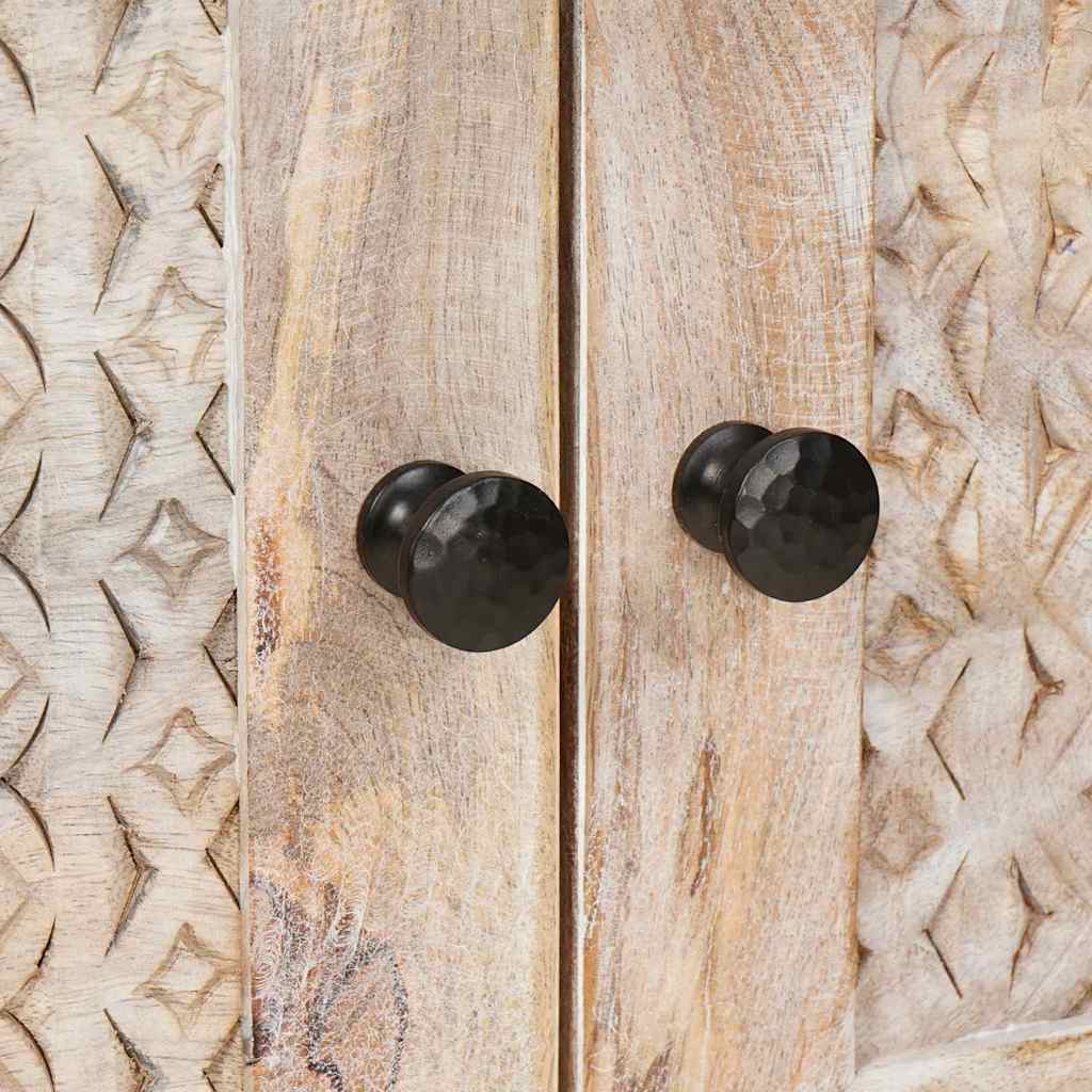 Salongbord Sofabord Tre med lagring Beige 80 x 50 x 40 cm heltre mango