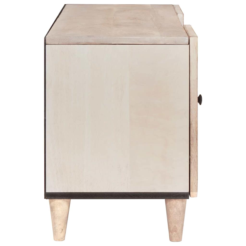 TV-Møbel Tre TV-Skap med skuff med hylle Hvit 105 x 33 x 46 cm heltre mango