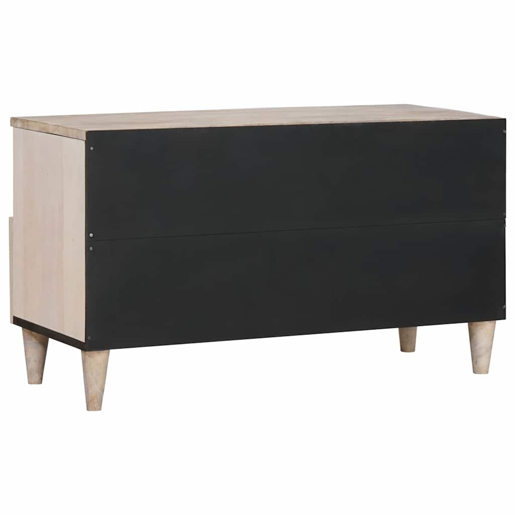 TV-Møbel Tre TV-Skap med skuff med hylle Hvit 80 x 33 x 46 cm heltre mango