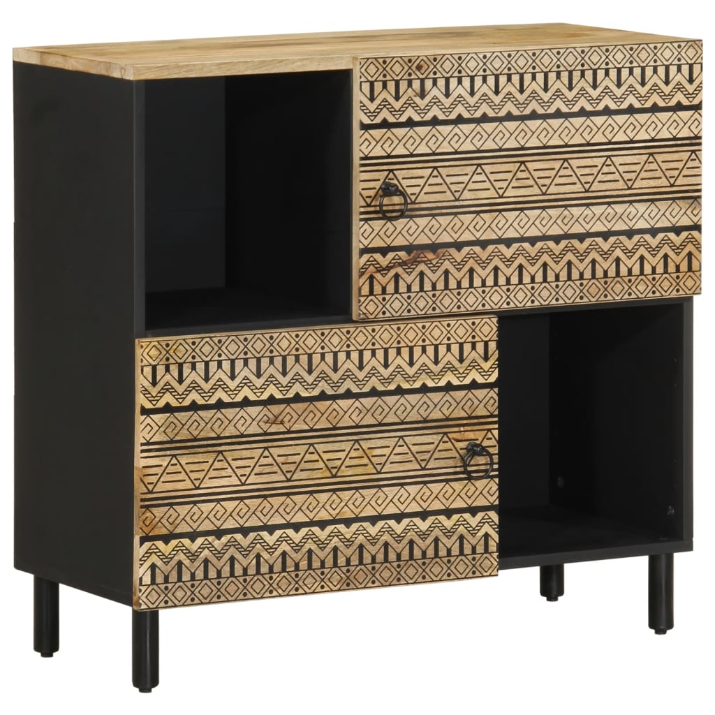 Skjenk Tre 80x33,5x75 cm grovt heltre mangotre
