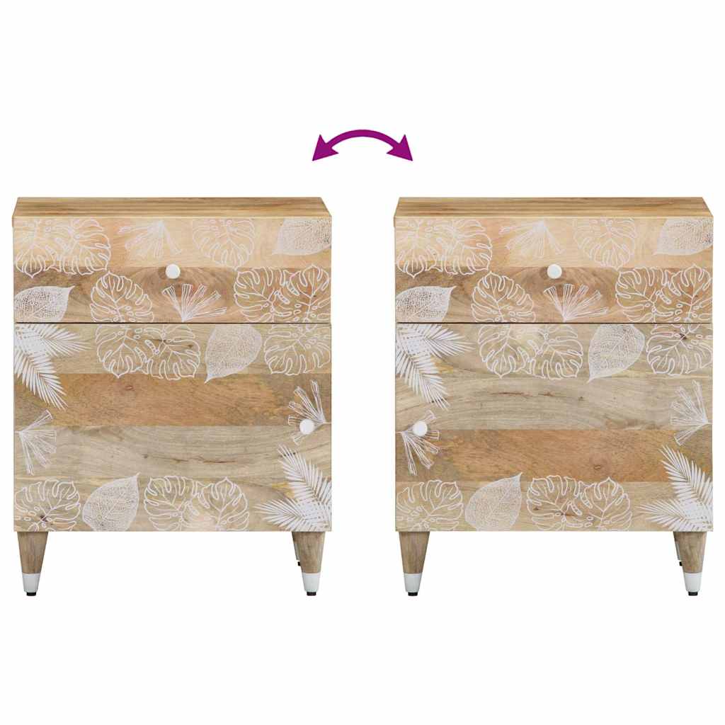 Nattbord Sengbord Tre 50x33x60 cm heltre mango
