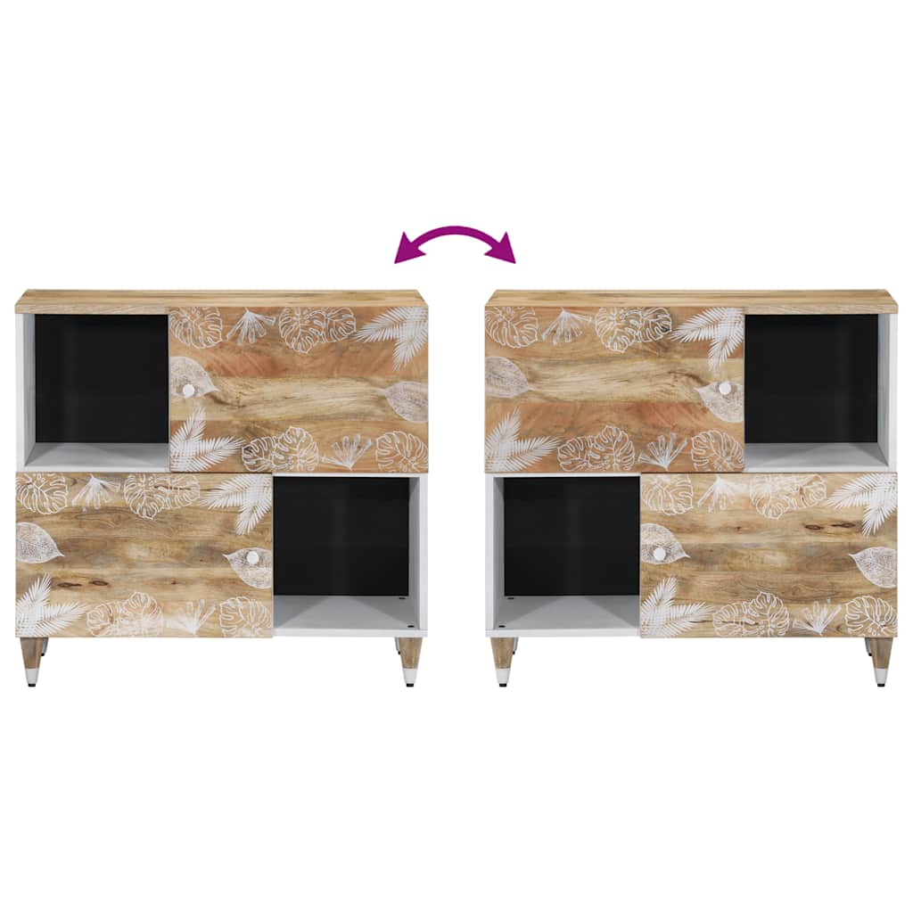 Skjenk Tre 80x33,5x75 cm heltre mango