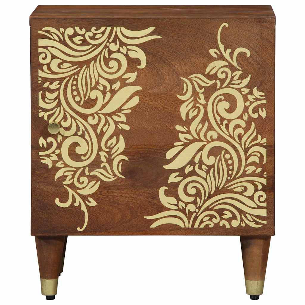 Nattbord Sengbord Honningbrun Nattbordskap 40 x 33 x 46 cm heltre mango
