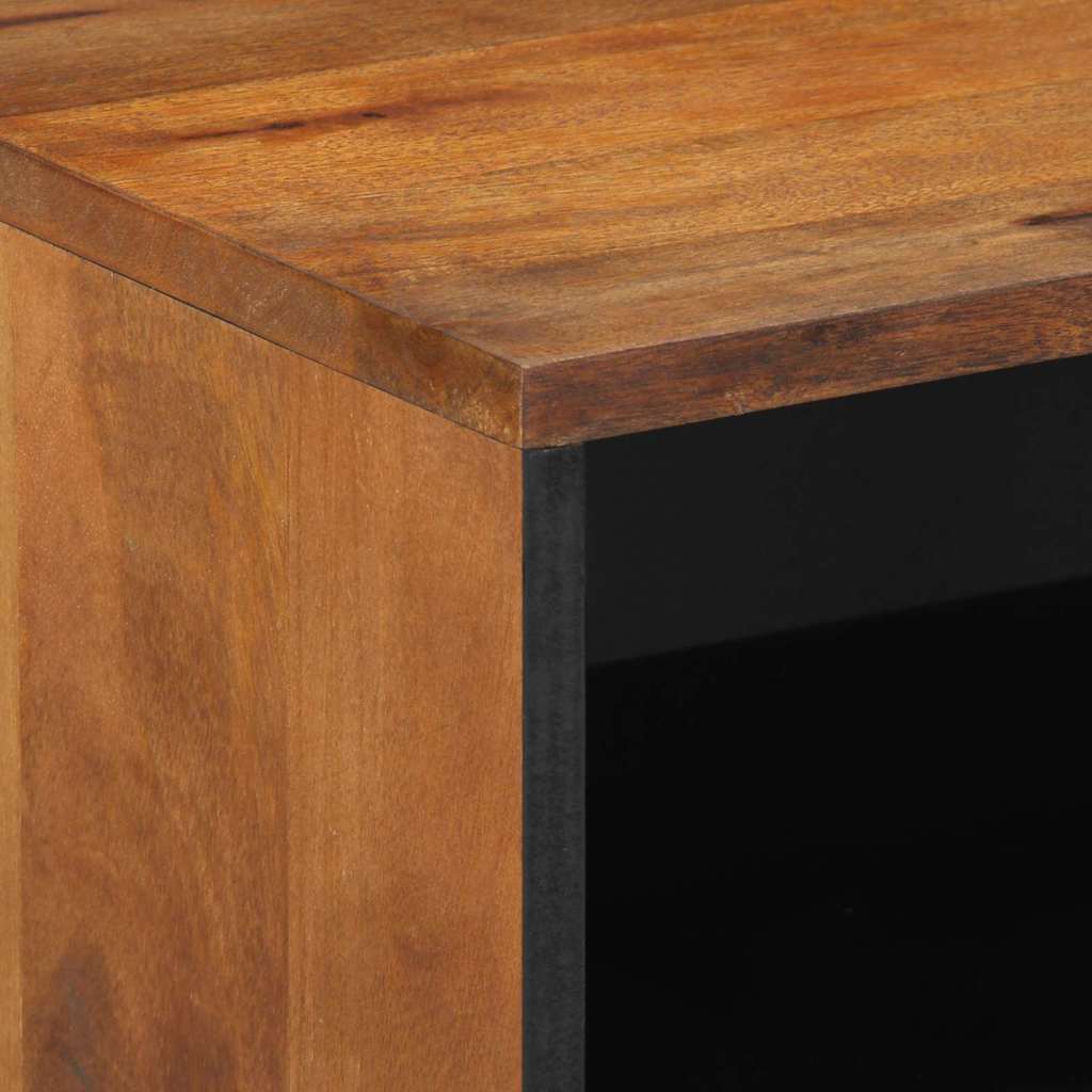 Nattbord Sengbord Honningbrun Nattbordskap med skuff 50 x 33 x 62 cm heltre mango