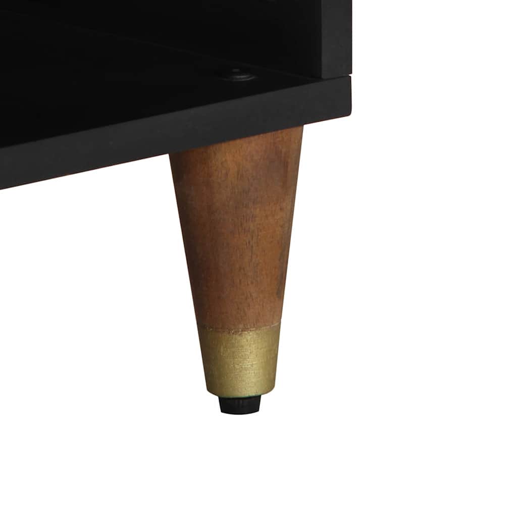 TV-Møbel Tre TV-Skap med skuff Brun 80 x 33.5 x 46 cm Massivt mangotre
