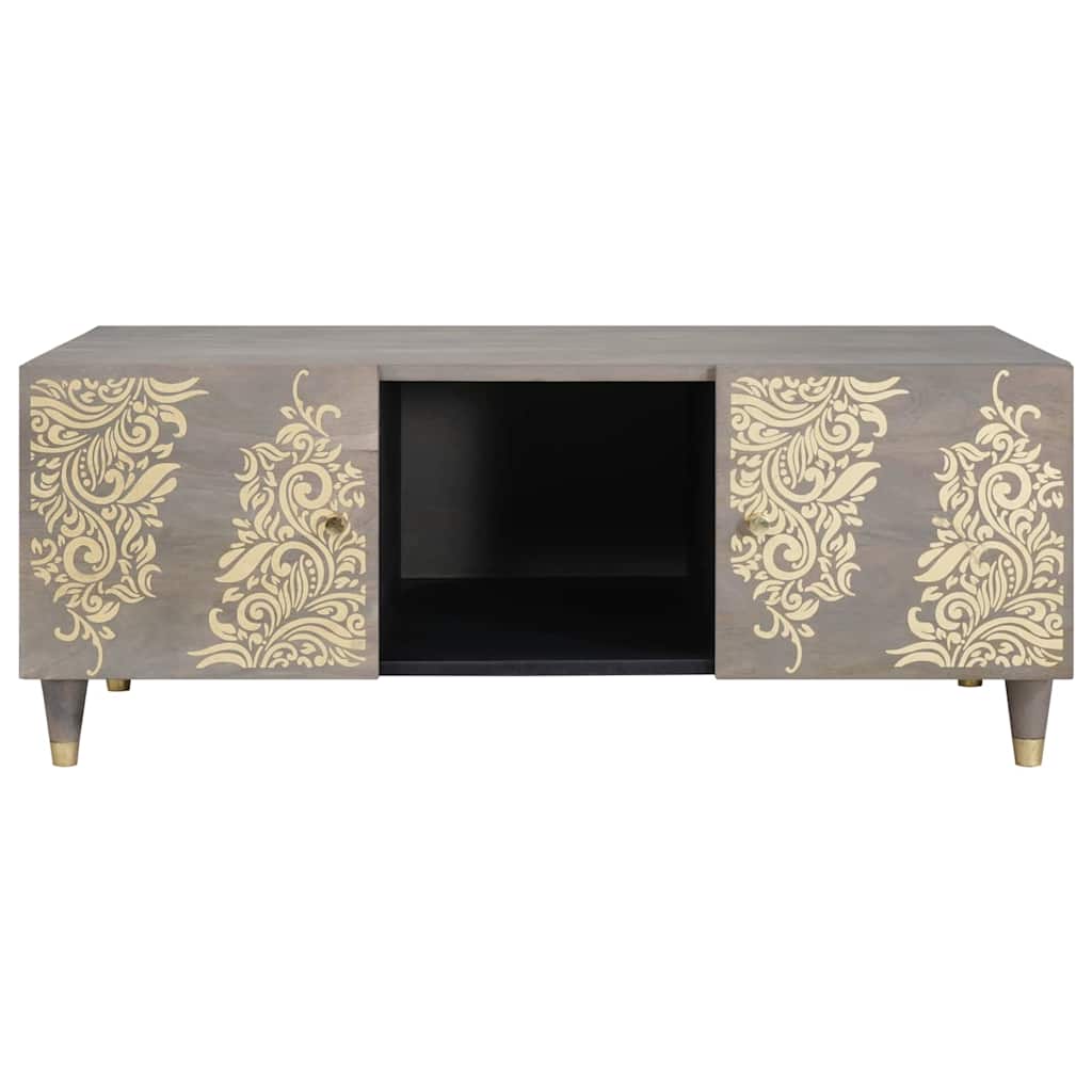 Salongbord Sofabord Grå 100 x 54 x 40 cm heltre mango