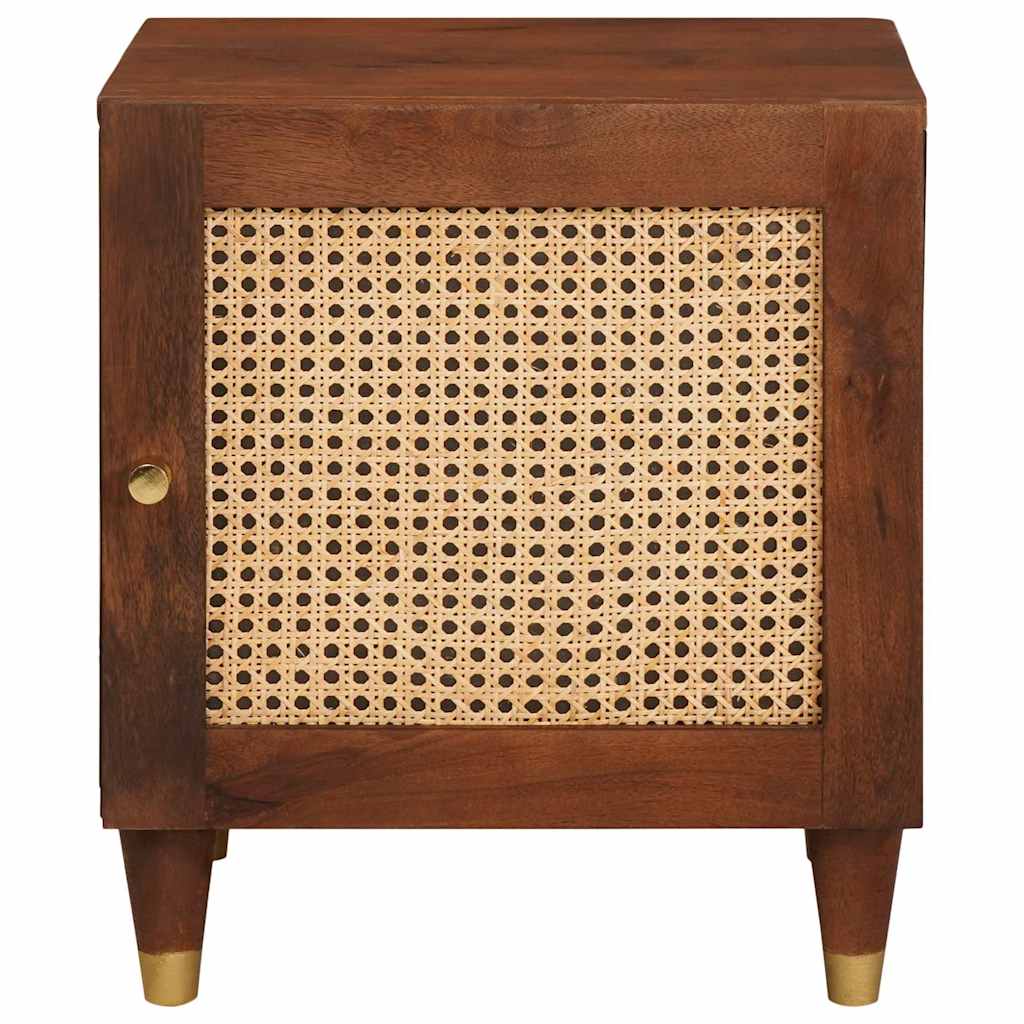 Nattbord Sengbord Tre 40 x 33.5 x 46 cm Solid mango Tre og