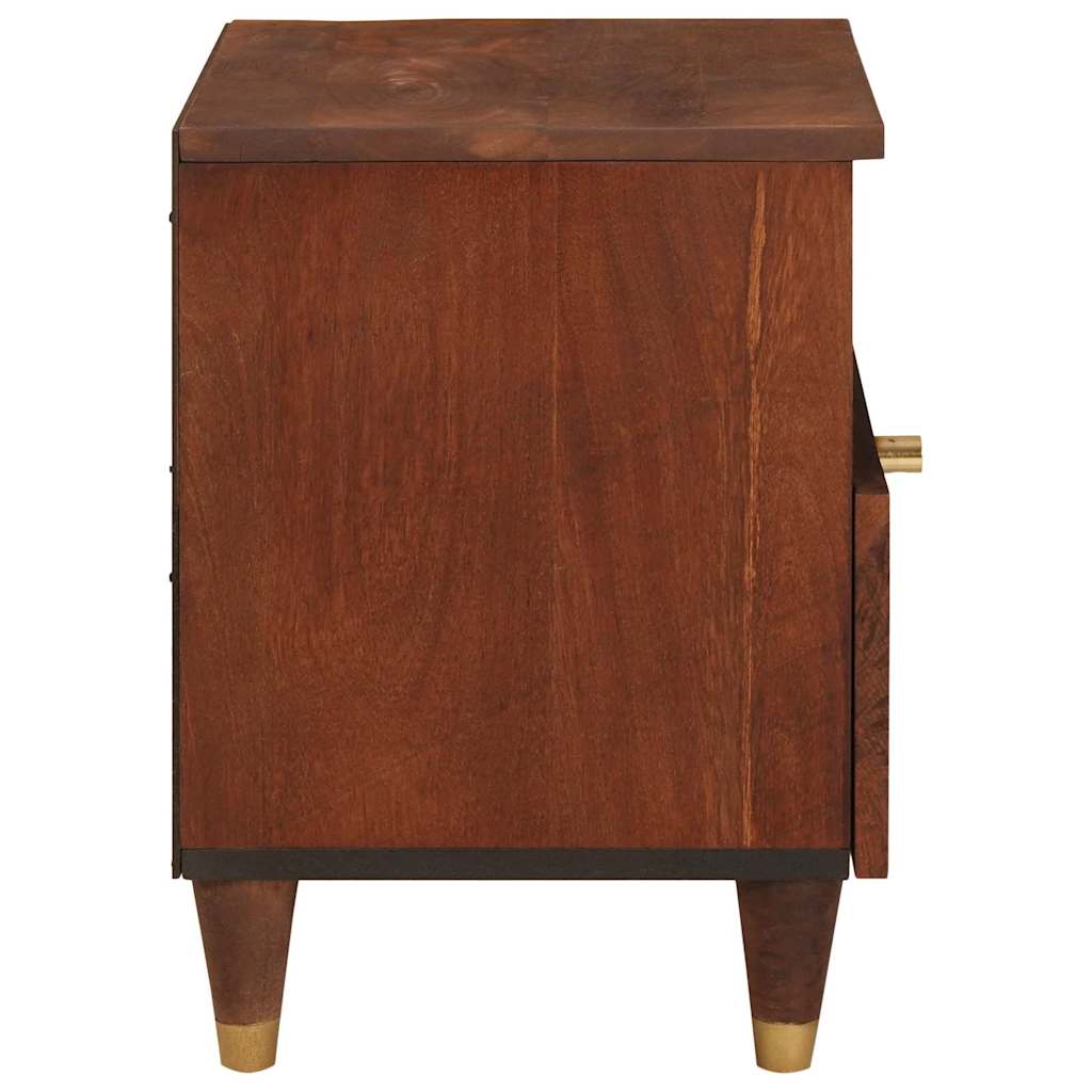 Nattbord Sengbord Tre 40 x 33 x 46 cm Solid mango Tre og