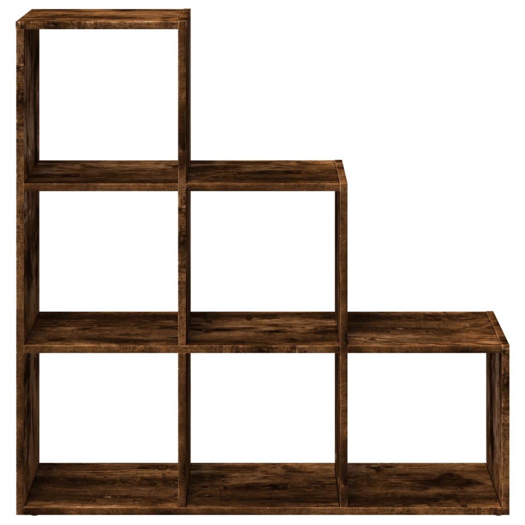 Bokhylle Svart 3 etasjer 99x29x99 cm