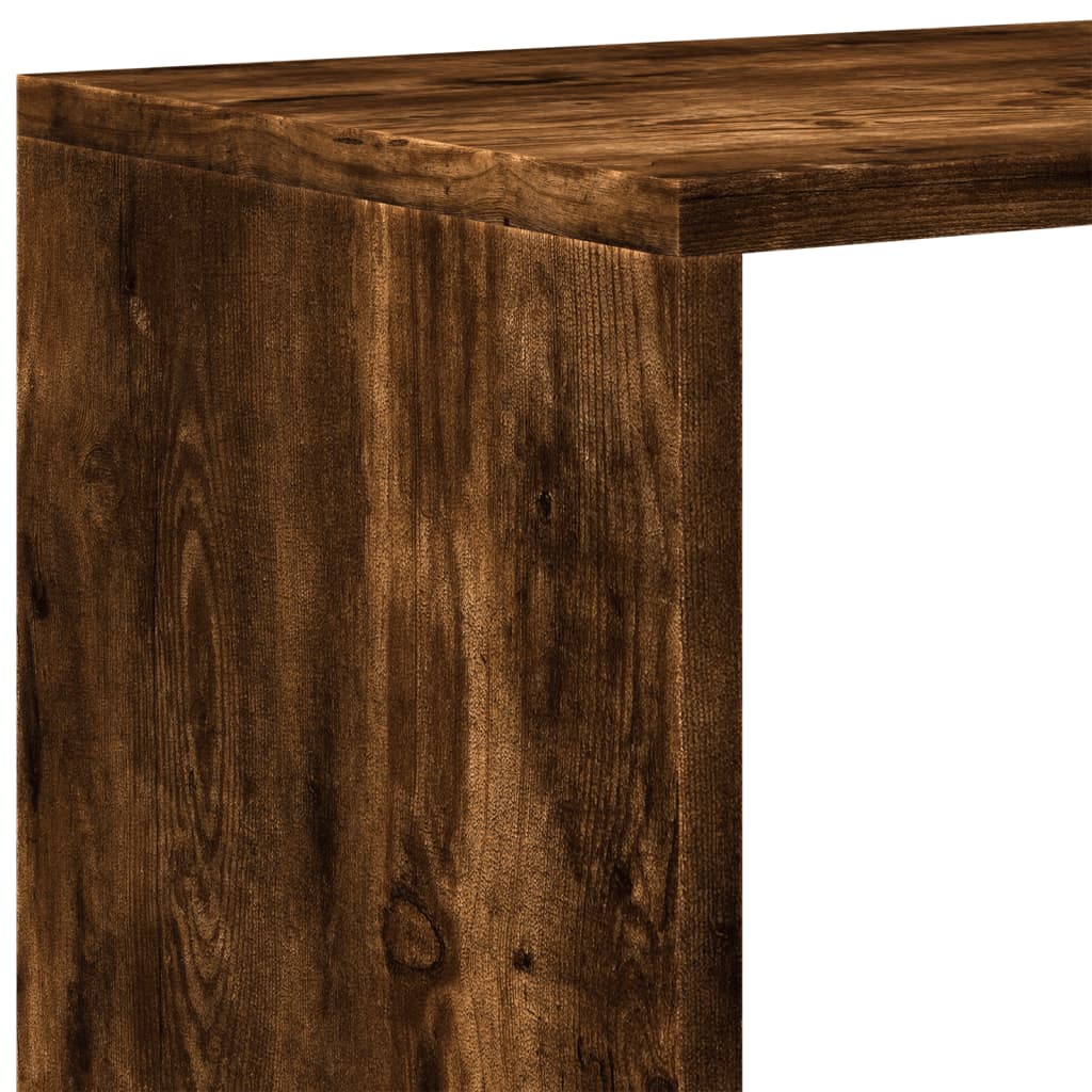 Bokhylle Svart 3 etasjer 99x29x99 cm