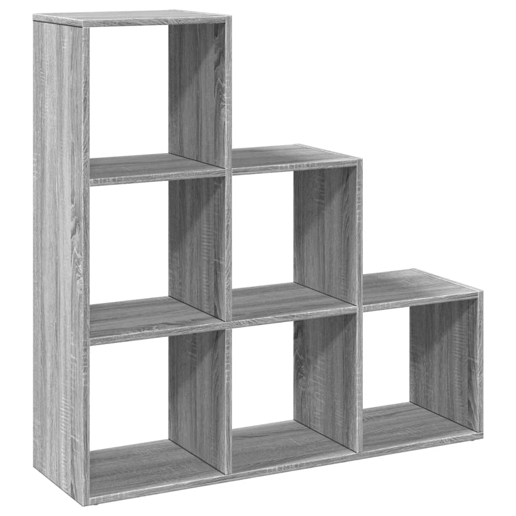 Bokhylle Sonoma Grå 3 lag 99x29x99 cm