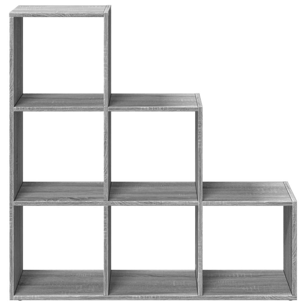 Bokhylle Sonoma Grå 3 lag 99x29x99 cm