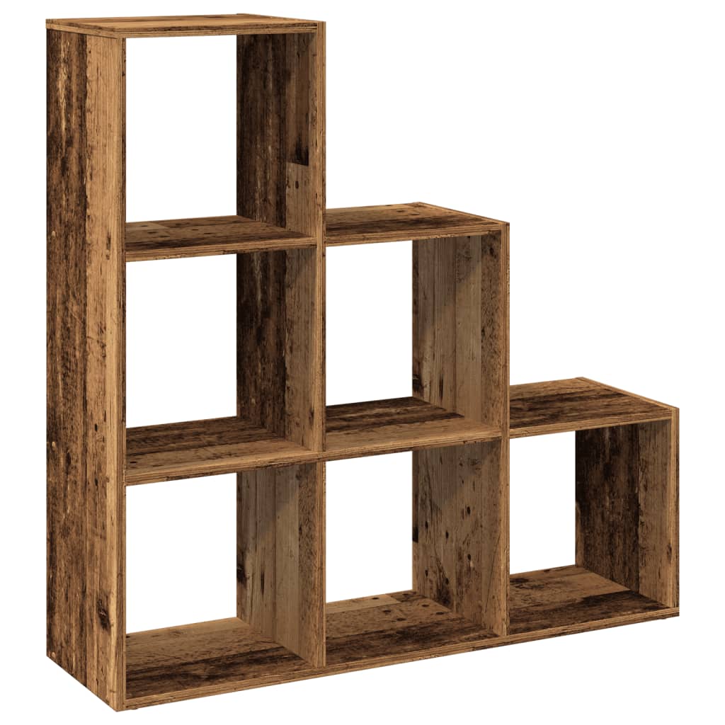 Bokhylle Gammelt Tre 3 lag 99x29x99 cm