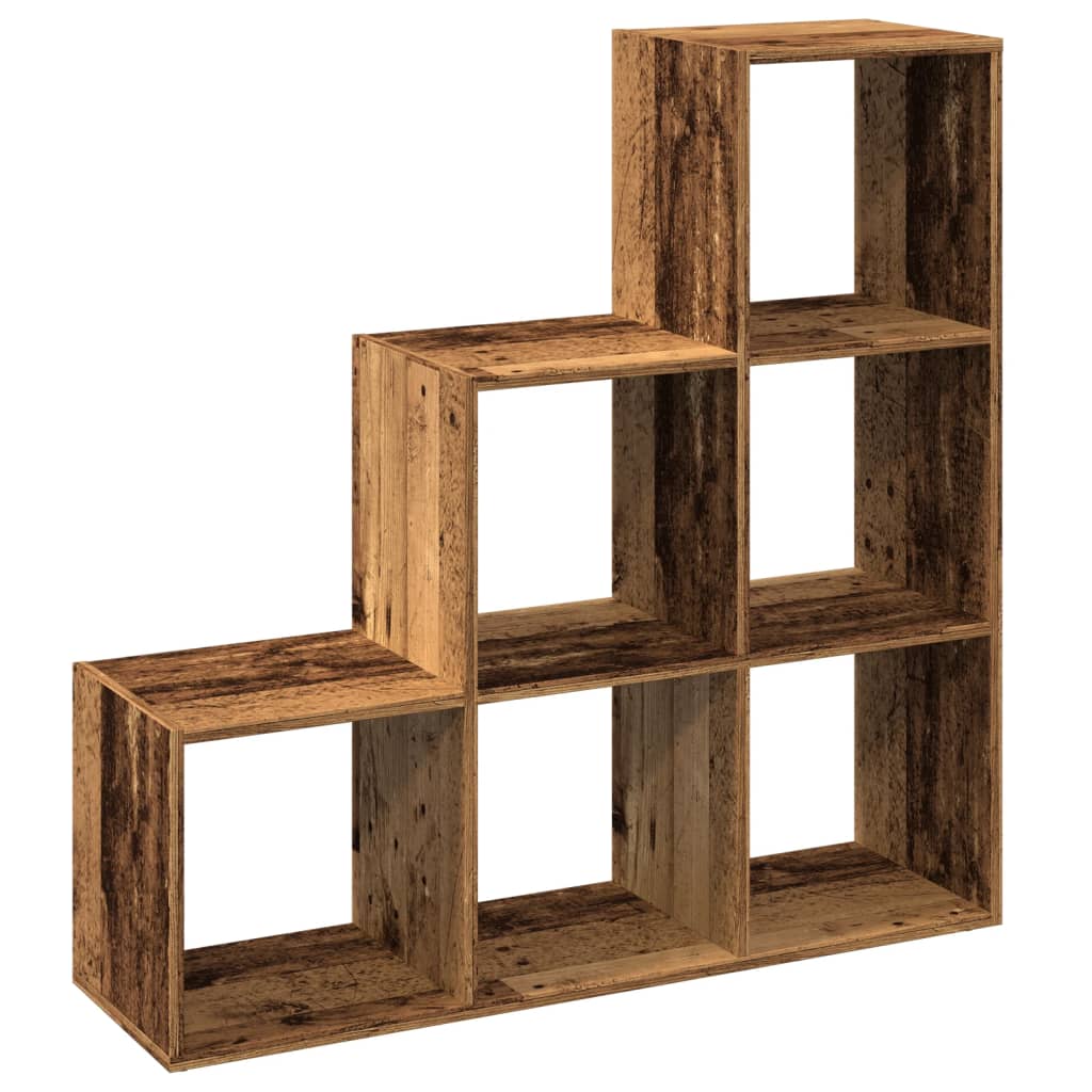 Bokhylle Gammelt Tre 3 lag 99x29x99 cm