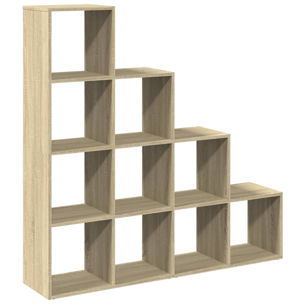 Bokhylle Sonoma Eik 4 etasjer 131,5x29x131,5 cm