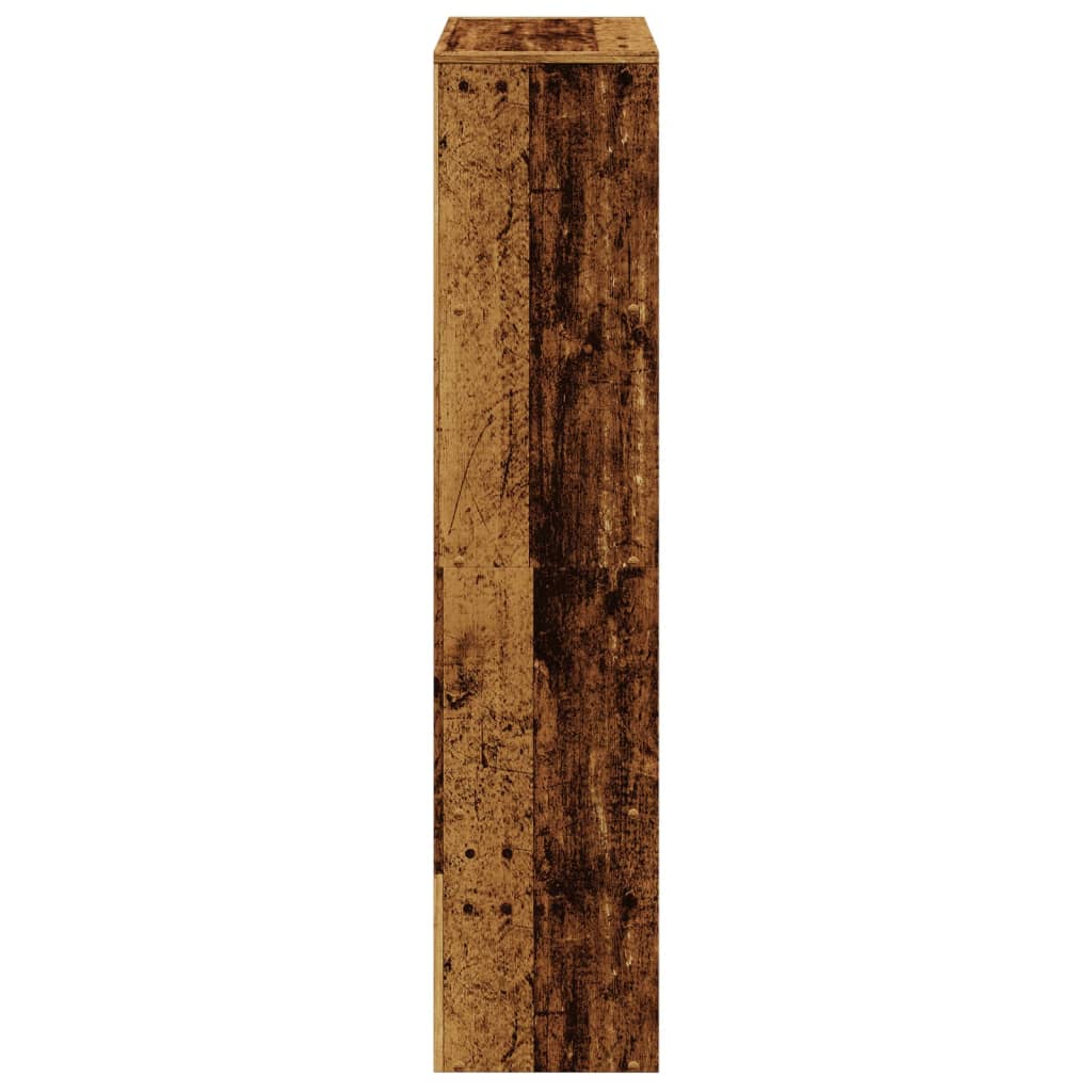 Bokhylle Gammelt Tre 4 etasjer 131,5x29x131,5 cm