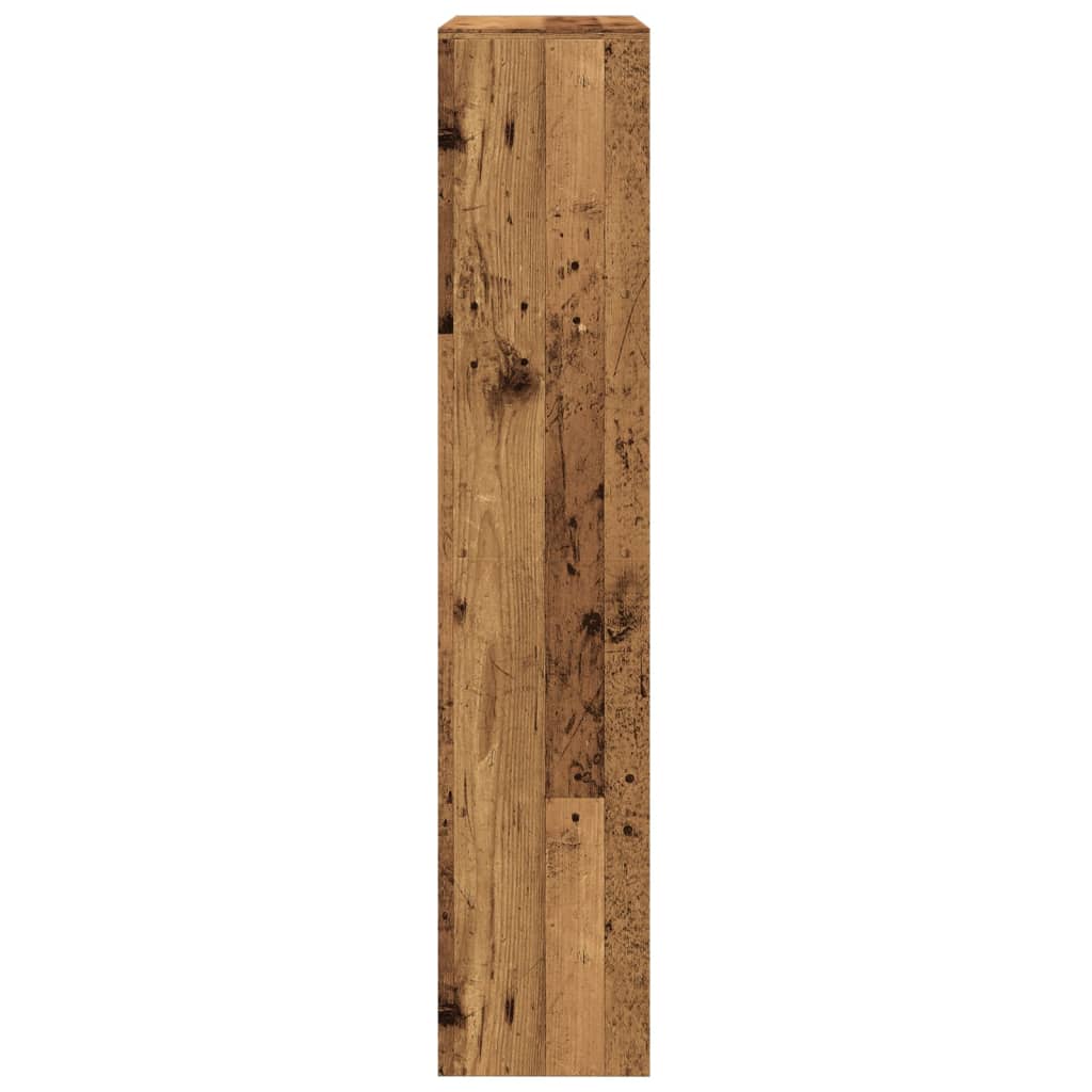 Bokhylle Gammelt Tre 4 etasjer 143,5x29x143,5 cm