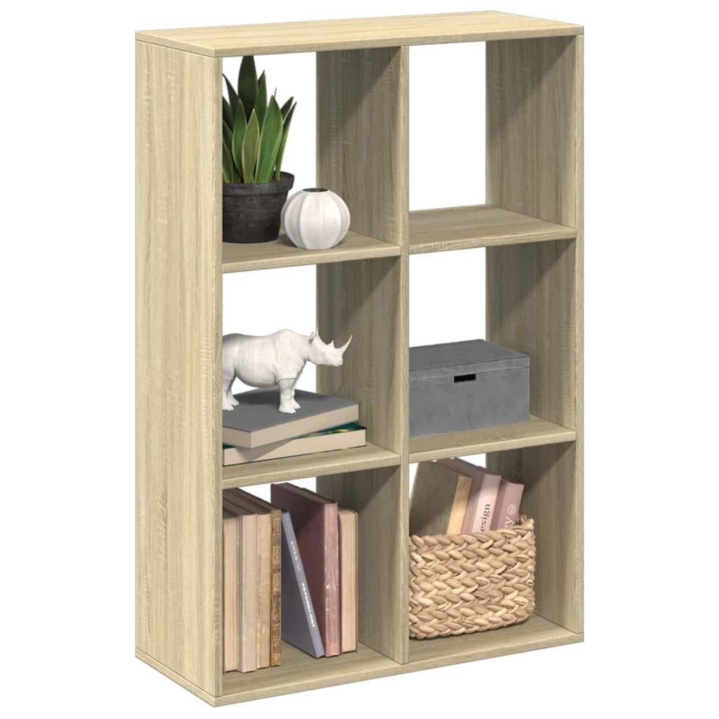 Bokhylle Sonoma Eik 69,5x29x103,5 cm