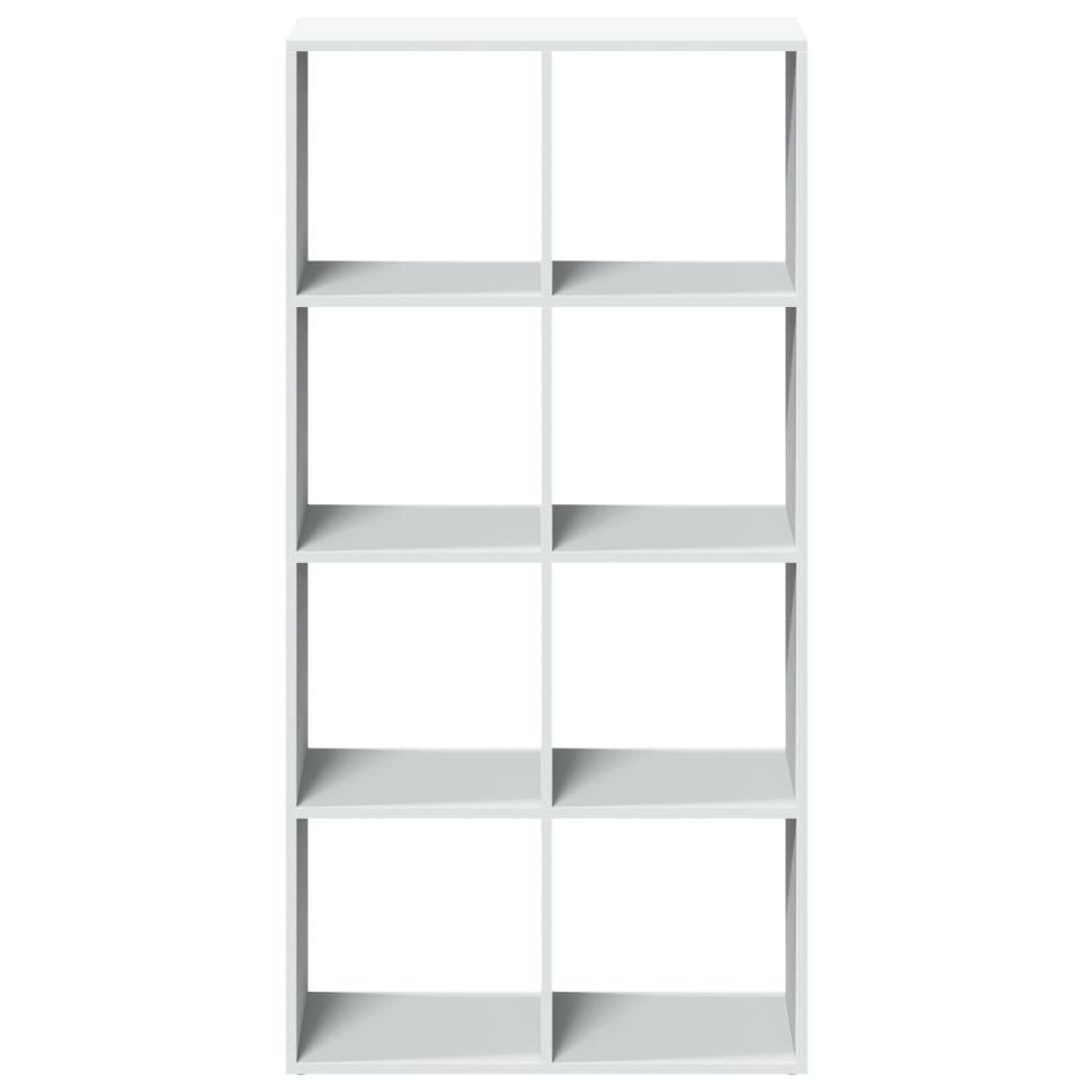 Bokhylle Hvit Romdeler 69,5x29x137,5 cm