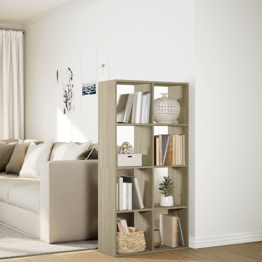 Bokhylle Sonoma Eik 69,5x29x137,5 cm