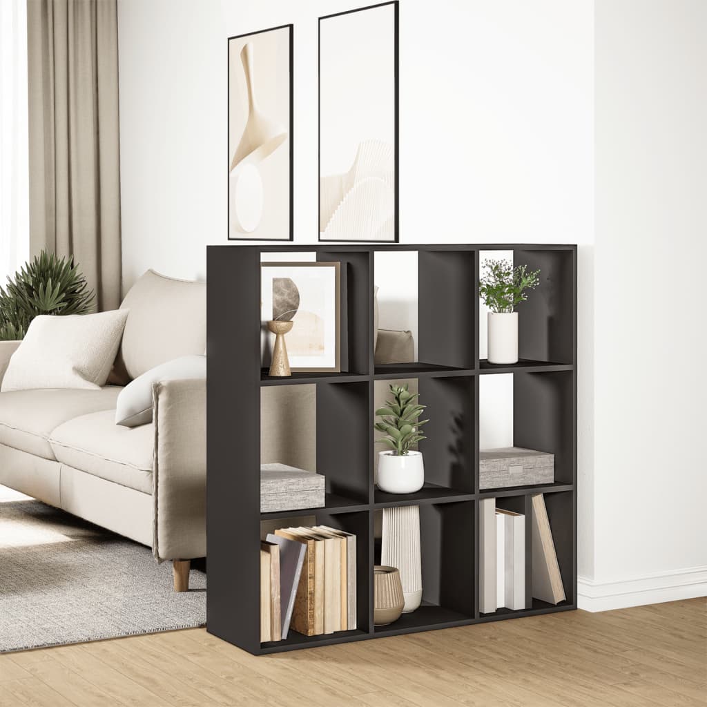 Bokhylle Svart 102x29x103,5 cm