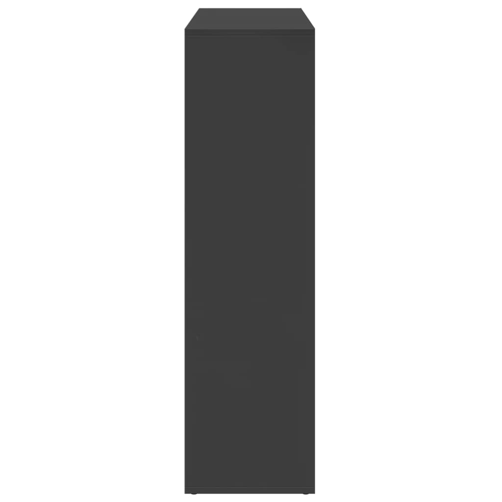 Bokhylle Svart 102x29x103,5 cm