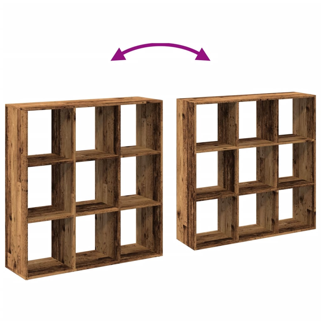 Bokhylle Gammelt Tre 102x29x103,5 cm