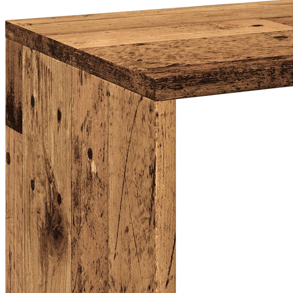 Bokhylle Gammelt Tre 102x29x103,5 cm