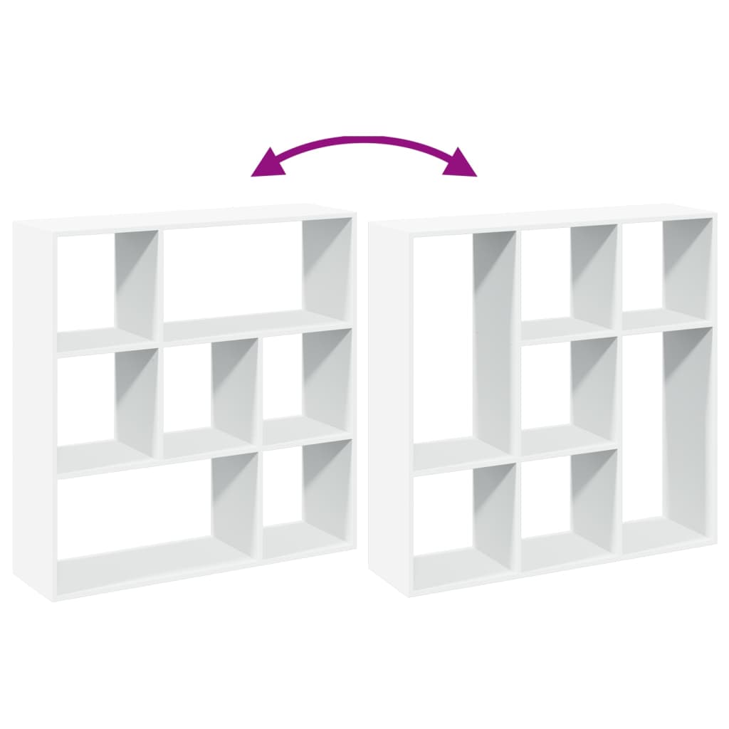 Bokhylle Hvit 102x29x103,5 cm