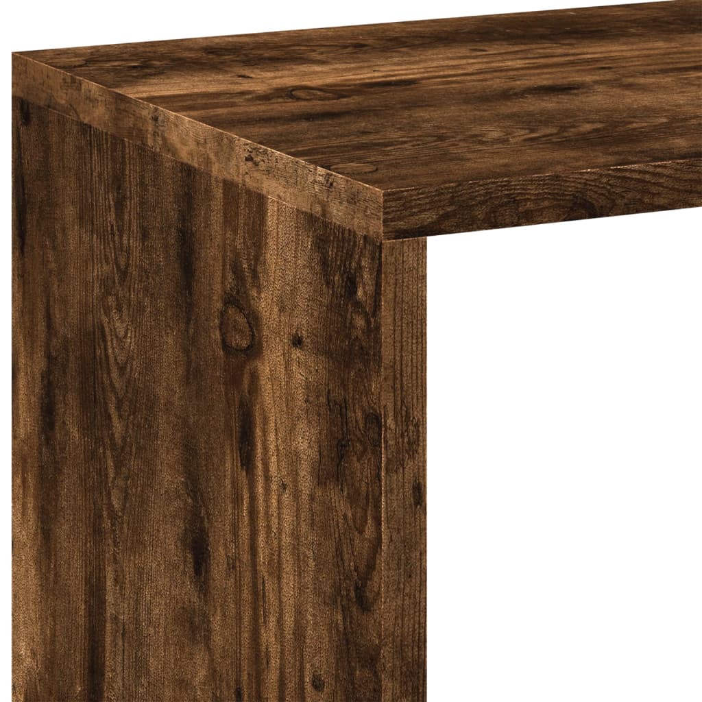 Bokhylle Røkt Eik Romdeler 102x29x103,5 cm