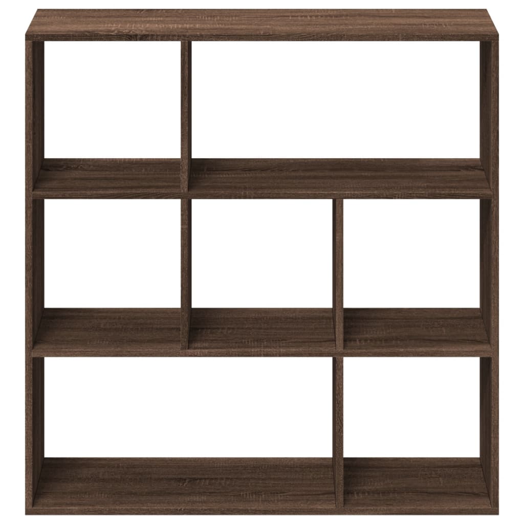 Bokhylle Brun Eik Romdeler 102x29x103,5 cm