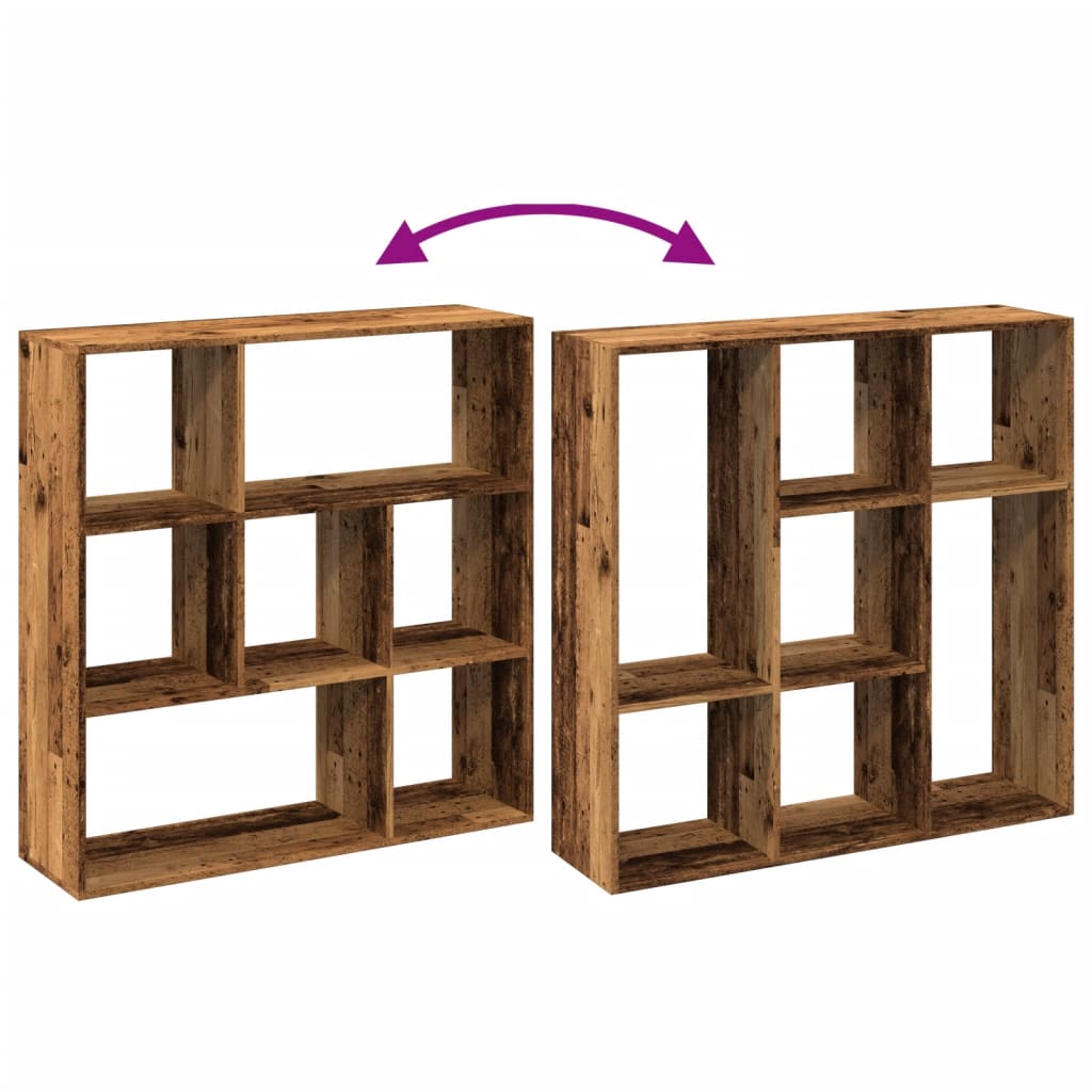 Bokhylle Gammelt Tre 102x29x103,5 cm