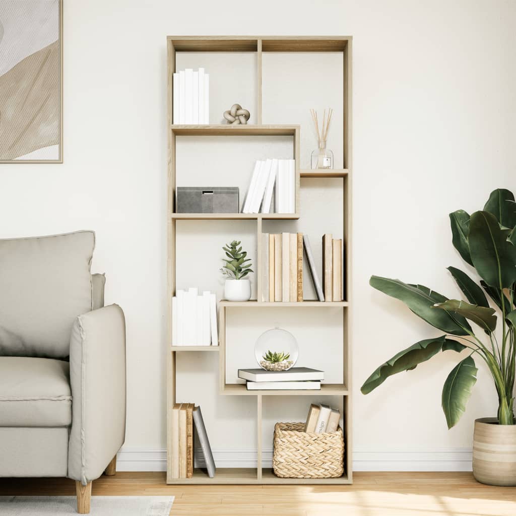 Bokhylle Sonoma Eik 67x25x161,5 cm