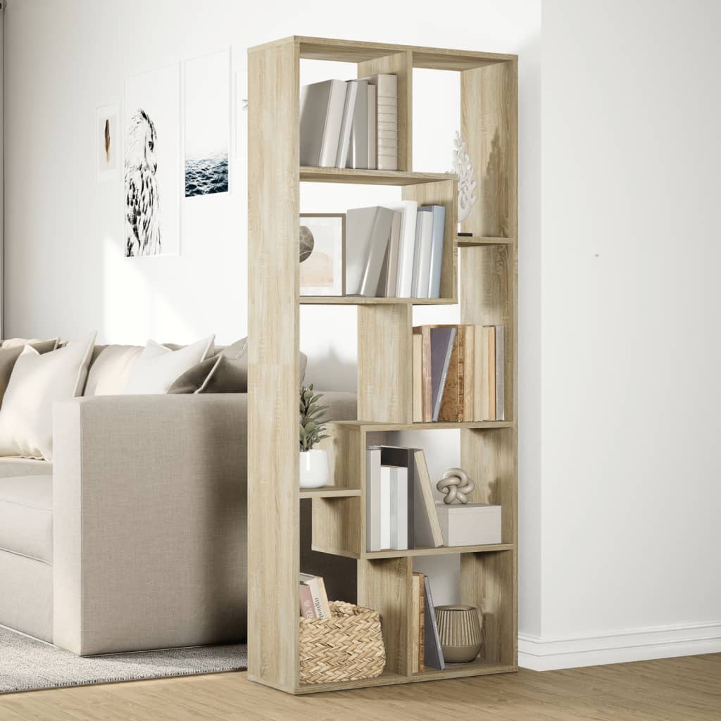 Bokhylle Sonoma Eik 67x25x161,5 cm