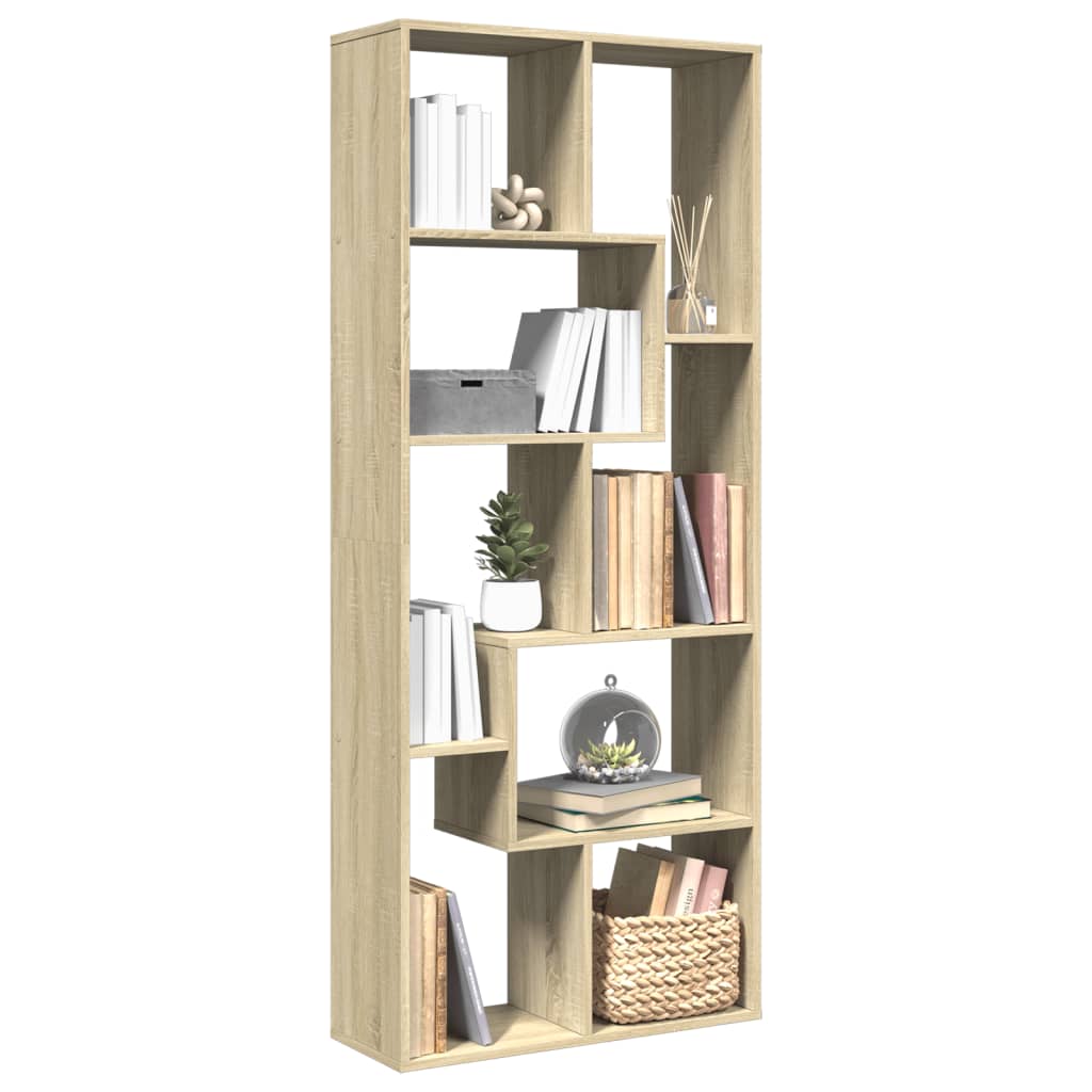 Bokhylle Sonoma Eik 67x25x161,5 cm