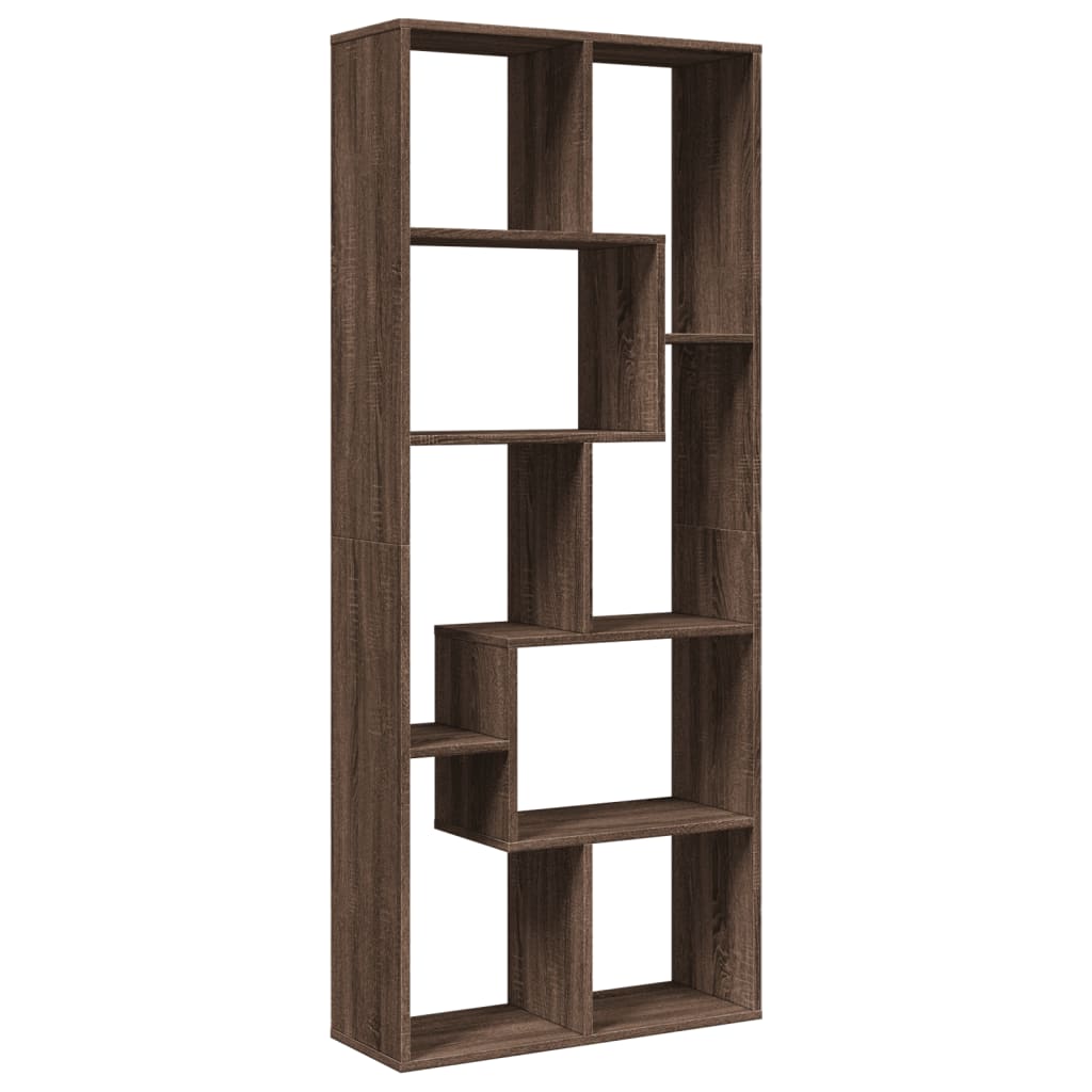 Bokhylle Brun Eik 67x25x161,5 cm