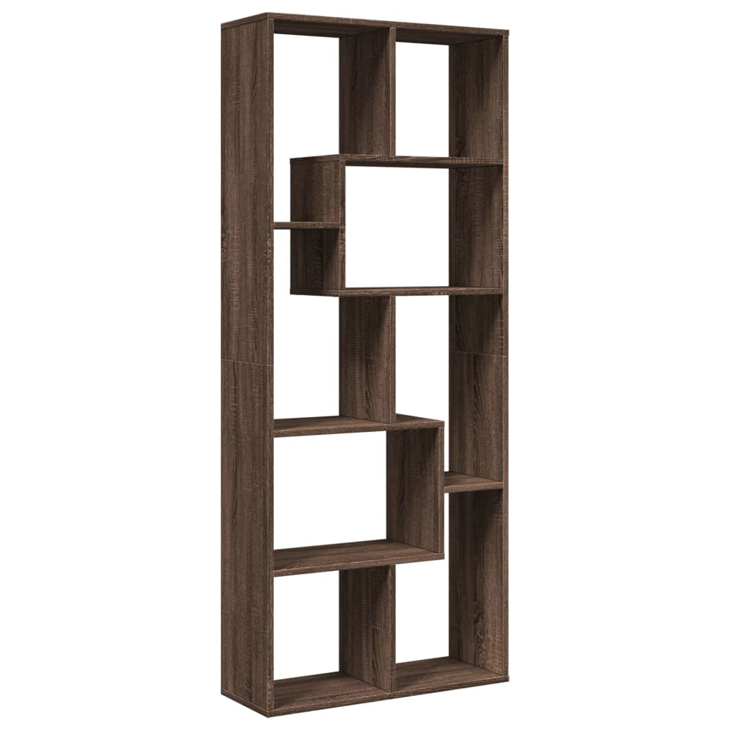 Bokhylle Brun Eik 67x25x161,5 cm