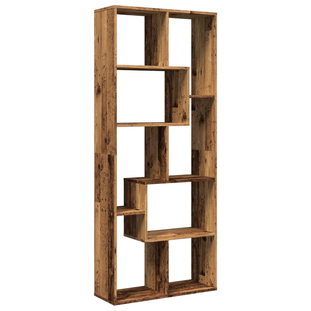 Bokhylle Gammelt Tre 67x25x161,5 cm